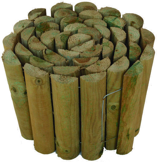 Showood Wooden Garden Hedge in Beige Colour 20cm x 1.8m