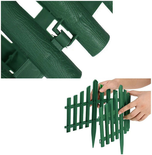 Grasher Plastic Garden Hedge In Green Colour 33cm x 2.3m 4 Pieces