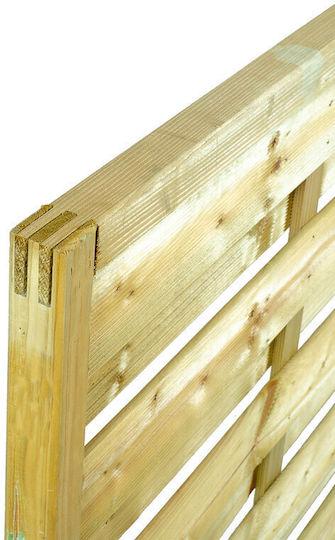 Showood Wooden Fence Panel in Beige Colour 1.2x1.8m
