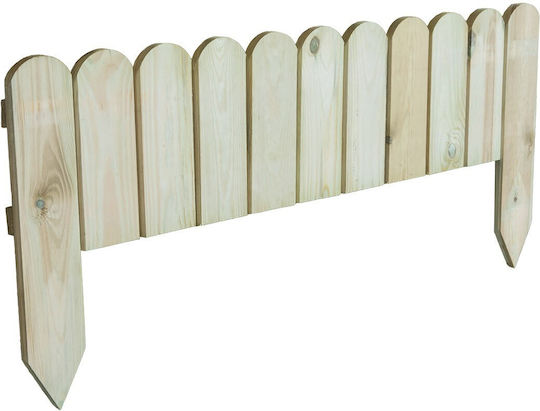 Showood Ξύλινη Μπορντούρα Κήπου σε Μπεζ Χρώμα 30cm x 1.07m