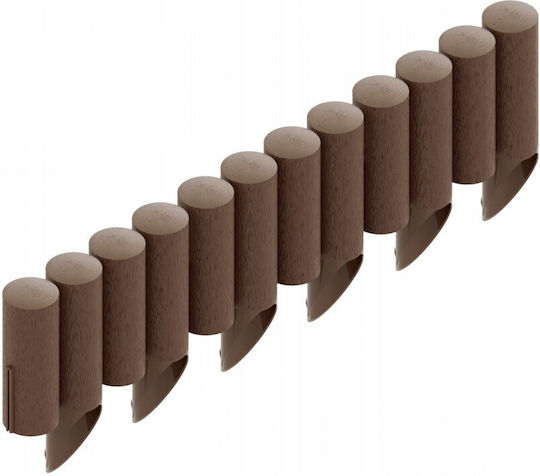 Cellfast Plastic Garden Hedge in Brown Colour 25.5cm x 2.3m 4 Pieces