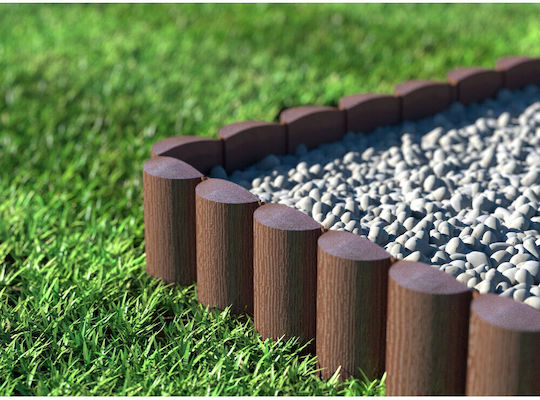 Cellfast Plastic Garden Hedge In Brown Colour 17x24cm 5 Pieces