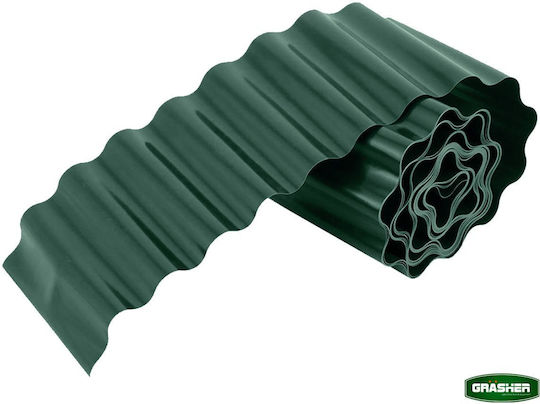 Grasher Plastic Garden Border in Green Color 20cm x 9.0m