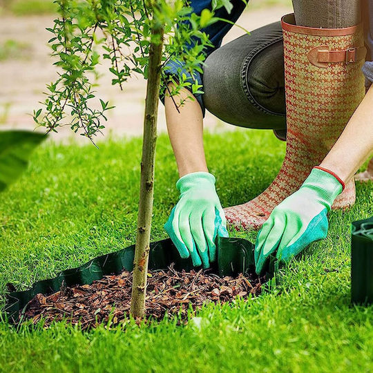 Grasher Plastic Garden Border in Green Color 20cm x 9.0m