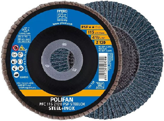 PFERD Tools Δίσκος Λείανσης Μετάλλου 115mm