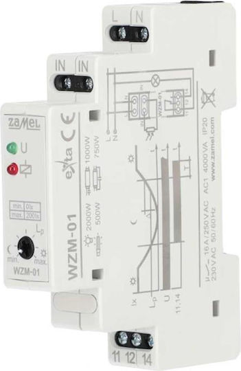 Zamel Dimmer Ράγας 230V 16A