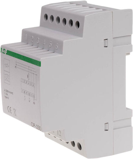 F&F Διπολικός Διακόπτης Ράγας 230V 10A