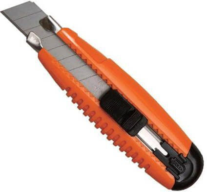 KDS Folding Knife Security with Blade Width 18mm Orange