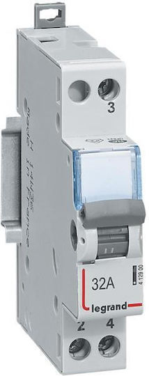 Legrand CX3 Μονοπολικός Διακόπτης Ράγας 32A