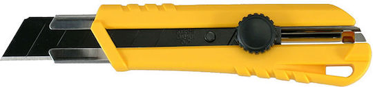 KDS Folding Knife Security with Blade Width 25mm Yellow