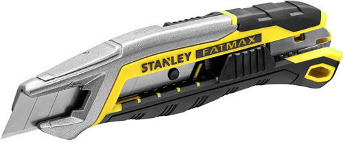 Stanley Papierschneider Schneidemesser Sicherheit mit Metallisch Körper und Klingenbreite 18mm
