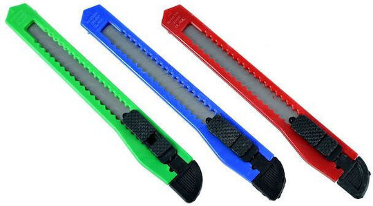 Black Red Folding Knife Security with Blade Width 9mm