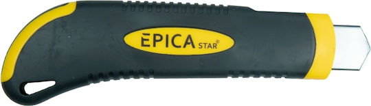 Epica Star Κοπίδι Φαλτσέτα με Πλαστικό Σώμα και Πλάτος Λάμας 18mm