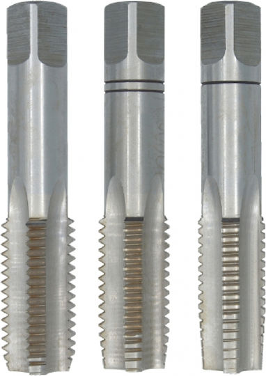 Helix 0700708125 Hand Taps Steel 8x125mm 3pcs