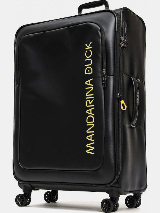 Mandarina Duck Eco Coated Große Schwarz Koffer Mandarina Duck Eco Coated Große Schwarz Koffer