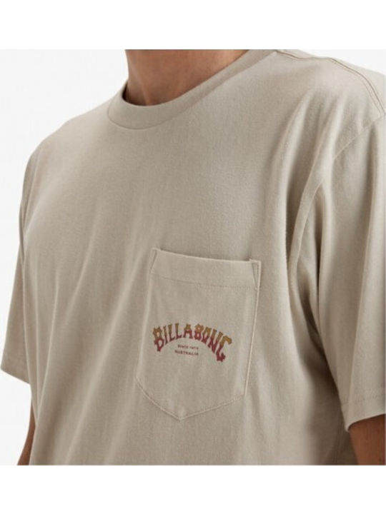 Stacked Arch T-shirt Εκρού