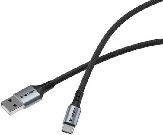 Verbatim USB 2.0 Cable USB-C male - USB-A 18W PD Μαύρο 1.2m 31843