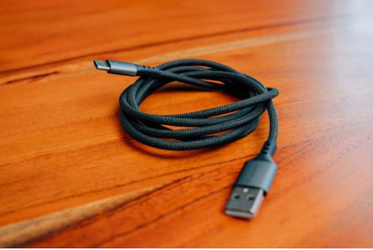 Verbatim USB 2.0 Cable USB-C male - USB-A 18W PD Μαύρο 1.2m 31843