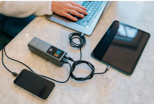 Verbatim Braided USB 2.0 Cable USB-C male - USB-C 100W PD Μαύρο 1.2m 31846
