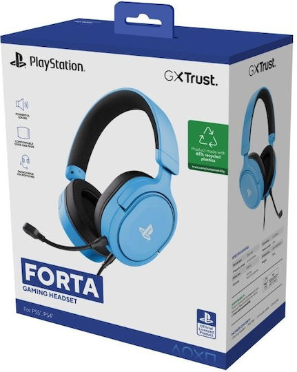 Trust GXT 498 Forta Over Ear Căști Gaming cu Conectivitate 3,5 mm Albastre pentru PS5