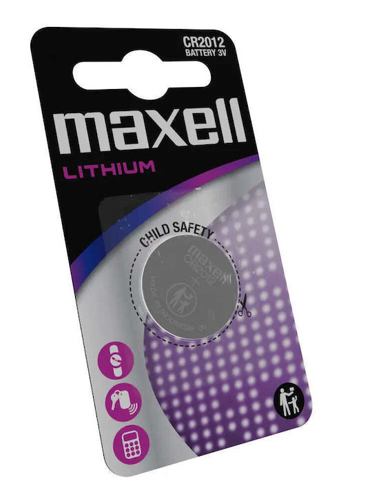 Maxell Cr2012 3v Lithium Button Battery