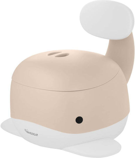 Kindsgut Töpfchen Stuhl Whale mit Deckel Beige