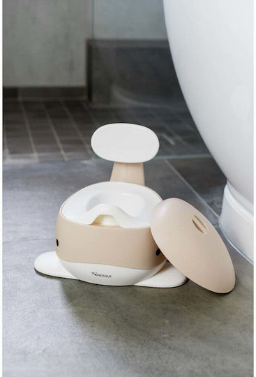 Kindsgut Töpfchen Stuhl Whale mit Deckel Beige