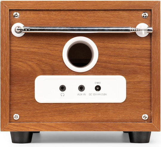 Audizio Vieste Επιτραπέζιο Ραδιόφωνο Ρεύματος DAB+ με Bluetooth και USB Silver
