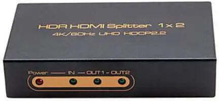 HDMI сплитер Estillo HDSP0010M1 1x2 4K/60Hz