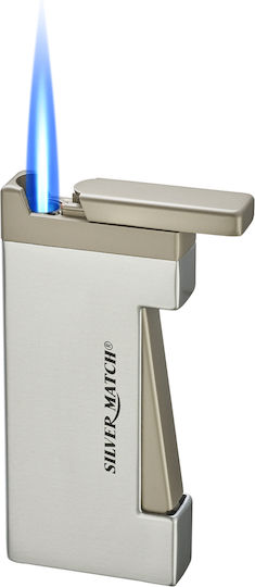 Silver Match Αναπτήρας Flamme in Silber Farbe