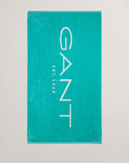 Gant Beach Towel Cotton Turquoise 180x100cm.