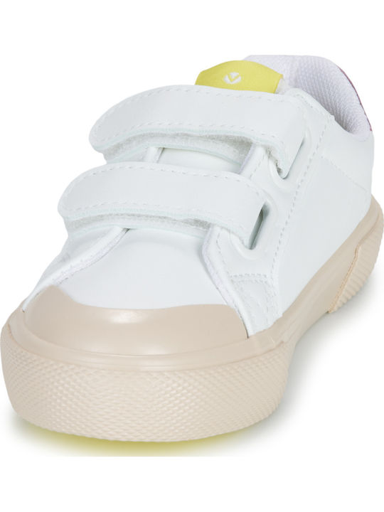 Kinder Sneakers mit Klettverschluss Weiß