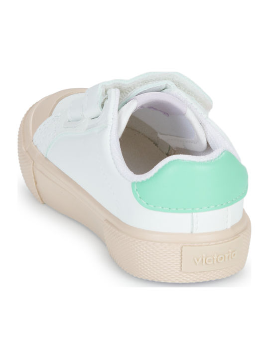 Kinder Sneakers mit Klettverschluss Weiß