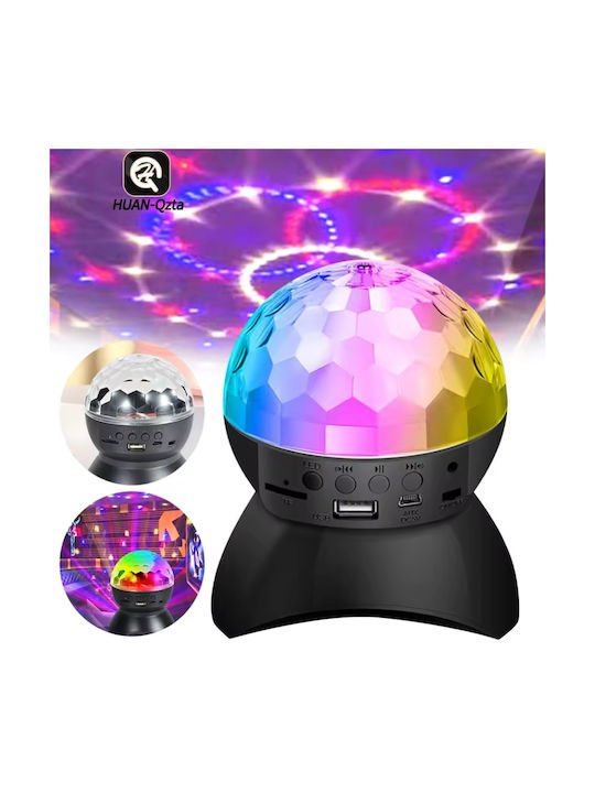 Globe Disco Crystal Magic Ball Rgb Led Bluetooth Speaker Music Rotating Light Effects