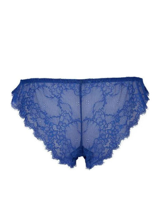 Femeie Slip cu Dantelă Dazzling Blue