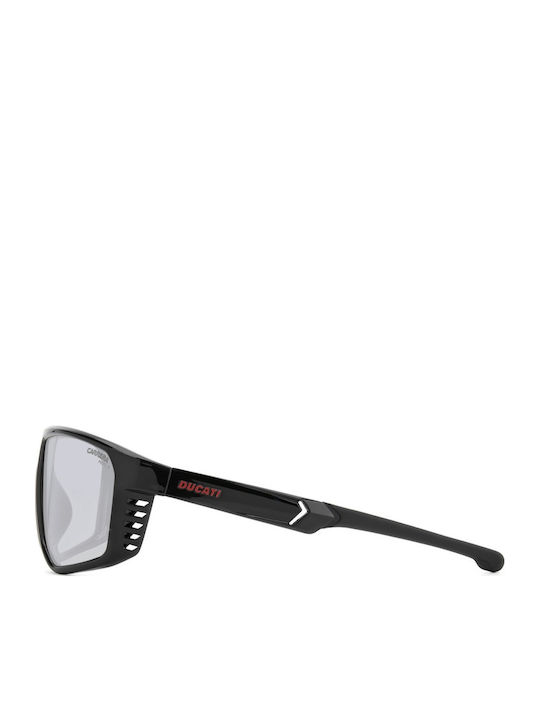 Carrera Carduc Unisex Sunglasses with Black Plastic Frame and Gray Lens 051/S 807/KI