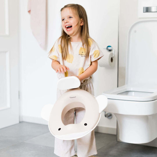 Kindsgut Baby Jem Kleinkinder-Toilettensitz mit Griffen Beige