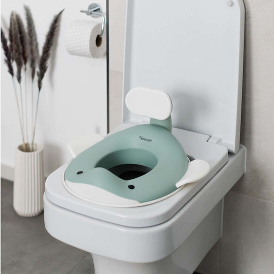 Kindsgut Toddler Toilet Seat with Handles Green