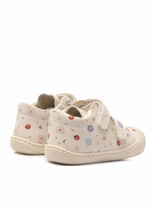 Kids Sneakers with Scratch Beige