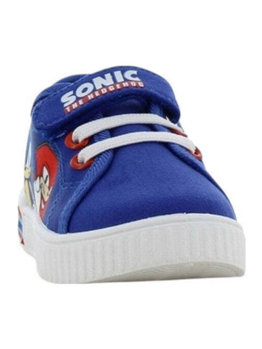 Kids Sneakers with Scratch & Lights Blue