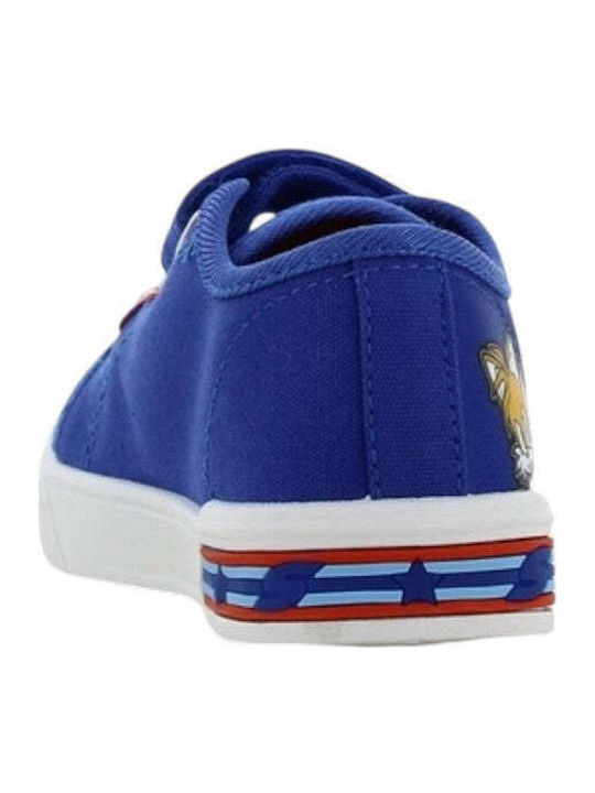 Kids Sneakers with Scratch & Lights Blue