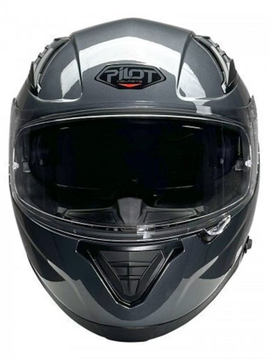 Pilot Snake sv Magnetic Metallic Gloss Motorcycle Helmet Full Face ECE 22.06 1550gr with Sunvisor