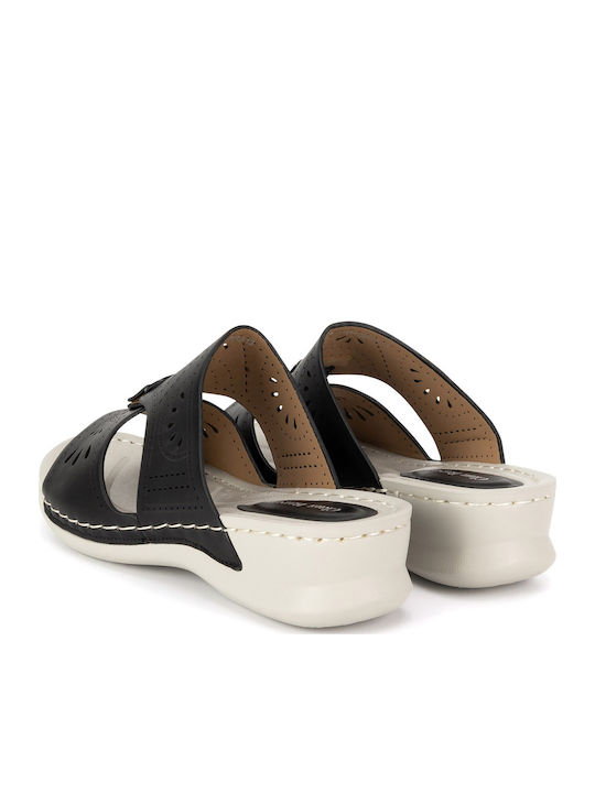 Platforme Dama Tip Slip On Negre