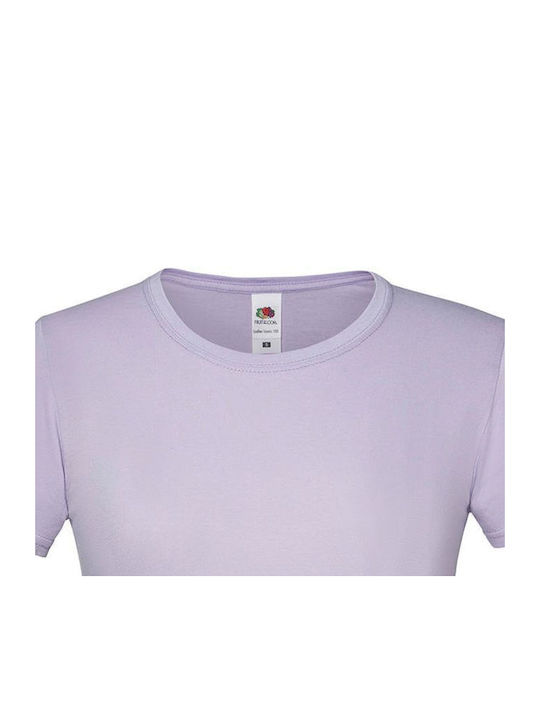 Fruit of the Loom Ladies' Iconic 150 T Женско Рекламна тениска Къс ръкав Soft Lavender