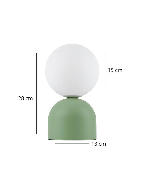 Megapap Albus Lustră Decorativă cu Soclu pentru Bec E14 Verde