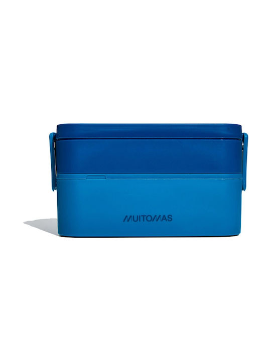 Muitomas Δοχείο Φαγητού Πλαστικό Μπλε 1.7lt