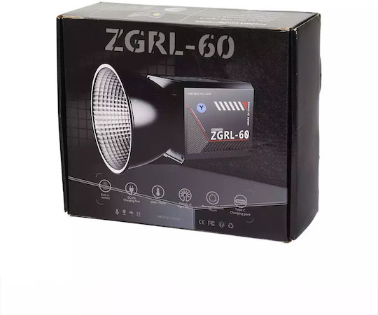 Lumină Video LED Fotografie Video COB Bi-color ZGRL 60W