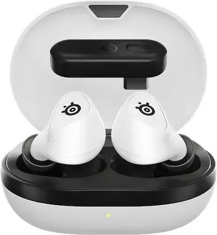 SteelSeries Arctis GameBuds Wireless In Ear Gaming Headset with Bluetooth Connectivity White for PS5