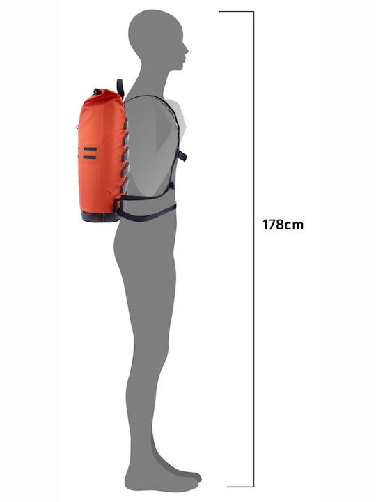 Ortlieb Fahrradtasche Rucksack 21lt Orange
