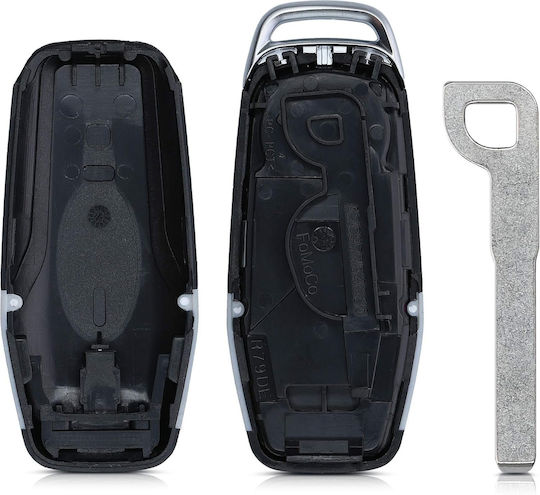 Ford Car Key Case Kw Key Fob Shell Hard 3 Buttons Mykey Key Free Black 53710.01 53710.01